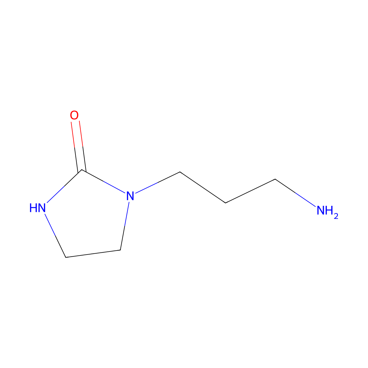 1-(3-Aminopropyl)imidazolidin-2-one molecular structure, CAS 334971-94-7