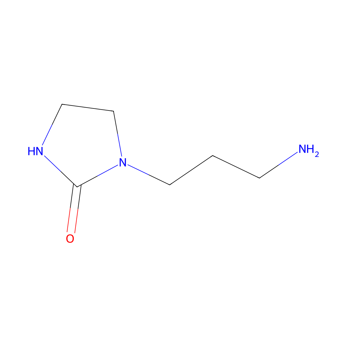 1-(3-Aminopropyl)imidazolidin-2-one molecular structure, CAS 334971-94-7
