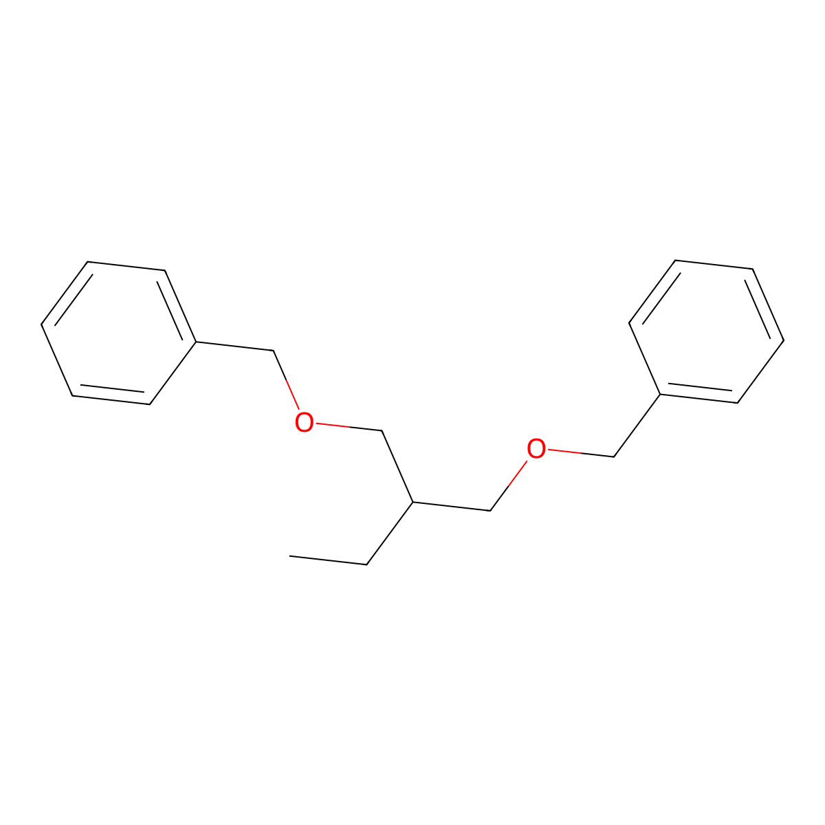 1,3-Dibenzyloxy-2-ethylpropane molecular structure, CAS 33498-90-7