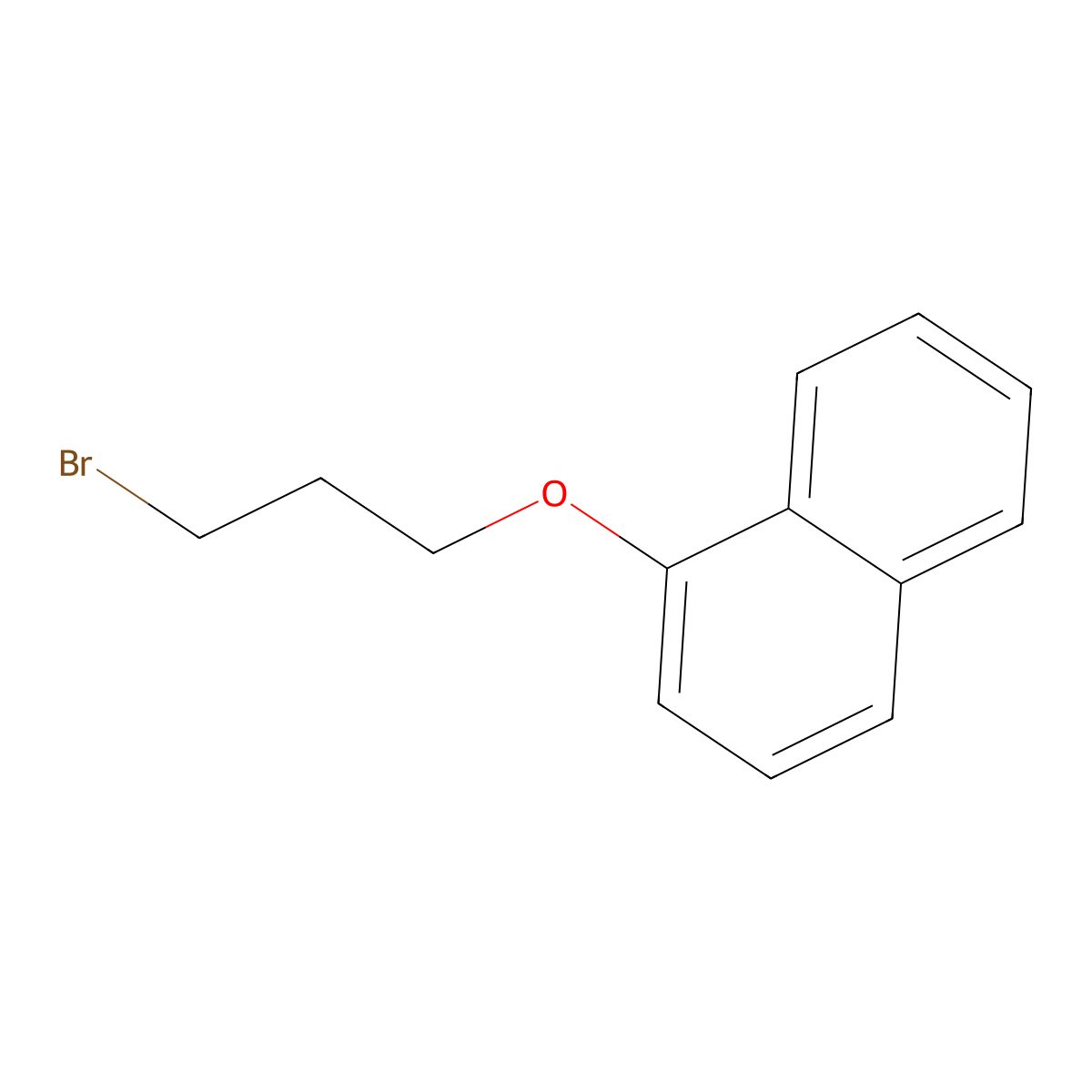 1-(3-Bromopropoxy)naphthalene molecular structure, CAS 3351-50-6