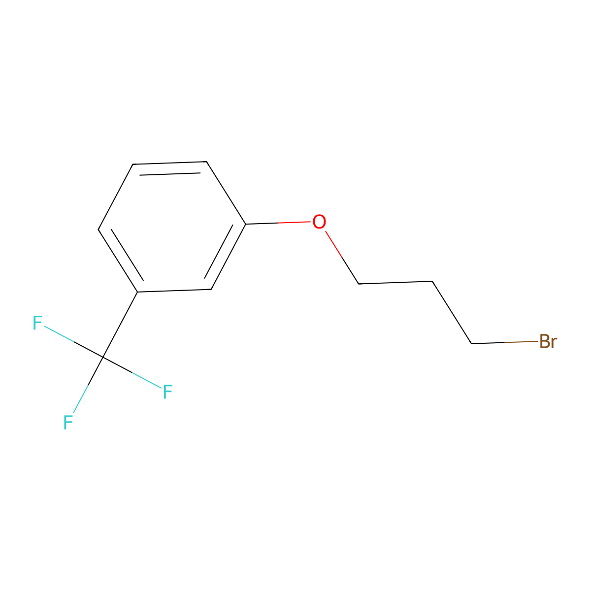 1-(3-Bromopropoxy)-3-(trifluoromethyl)benzene molecular structure, CAS 3351-52-8
