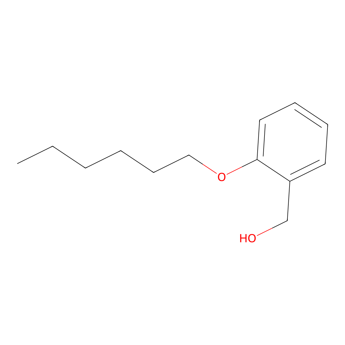 [2-(Hexyloxy)phenyl]methanol molecular structure, CAS 3351-71-1