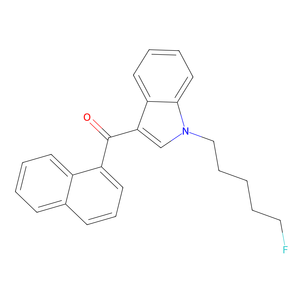 AM 2201 molecular structure, CAS 335161-24-5