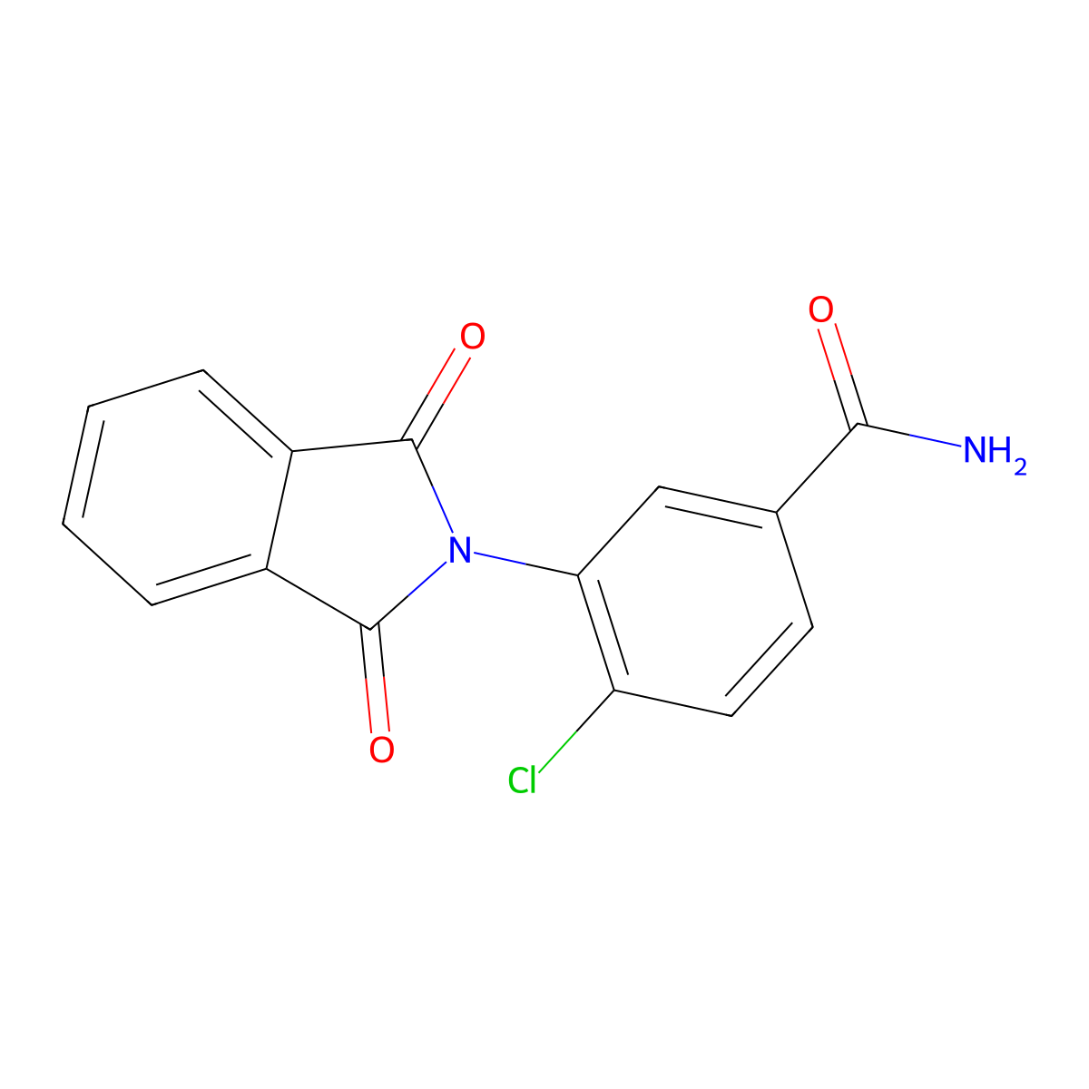 4-Chloro-3-(1,3-dioxo-1,3-dihydro-2h-isoindol-2-yl)benzamide molecular structure, CAS 335210-36-1