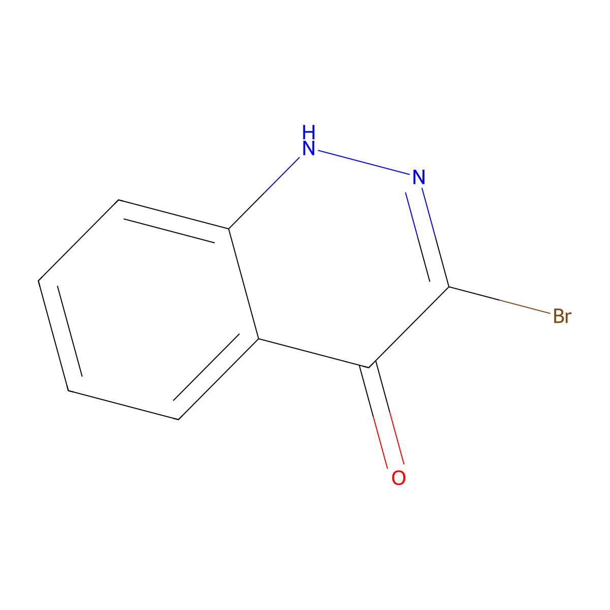 3-Bromocinnolin-4-ol molecular structure, CAS 335242-55-2
