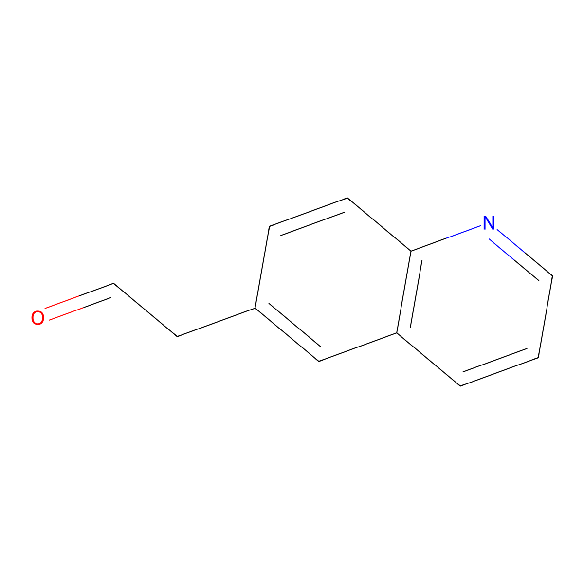 2-(Quinolin-6-YL)acetaldehyde molecular structure, CAS 335267-08-8