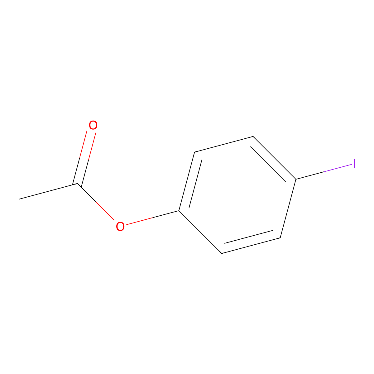 4-Iodophenylacetate molecular structure, CAS 33527-94-5