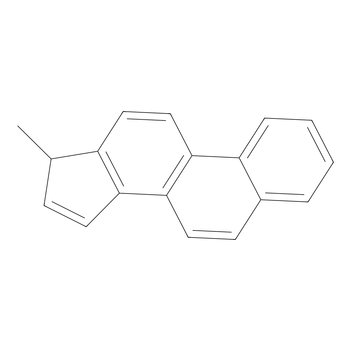 17-Methylgona-1(10),2,4,6,8,11,13,15-octaene molecular structure, CAS 3353-08-0