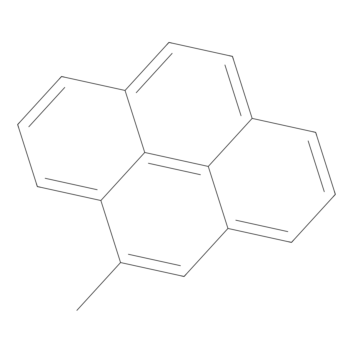 4-Methylpyrene molecular structure, CAS 3353-12-6
