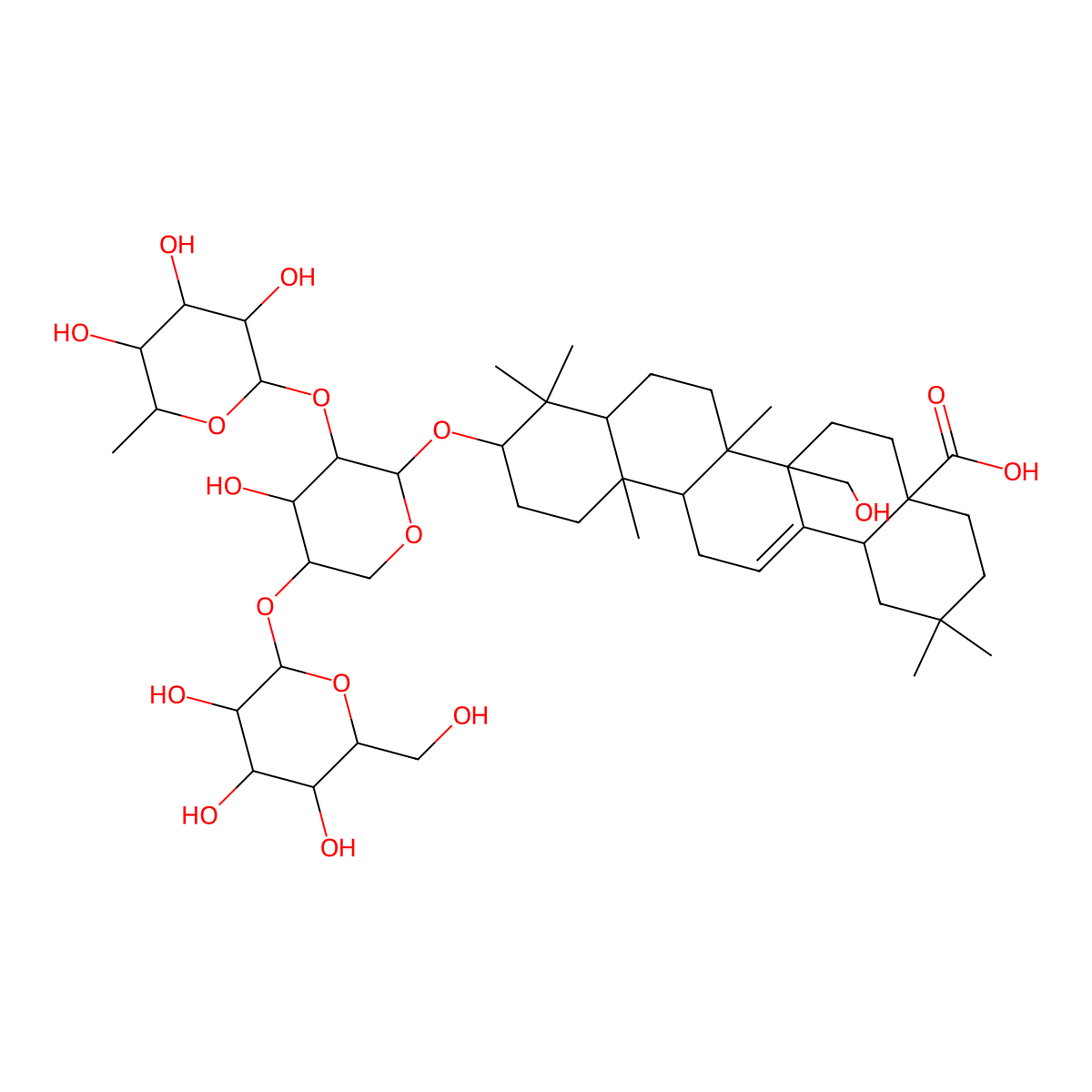 Raddeanoside 20 molecular structure, CAS 335354-79-5
