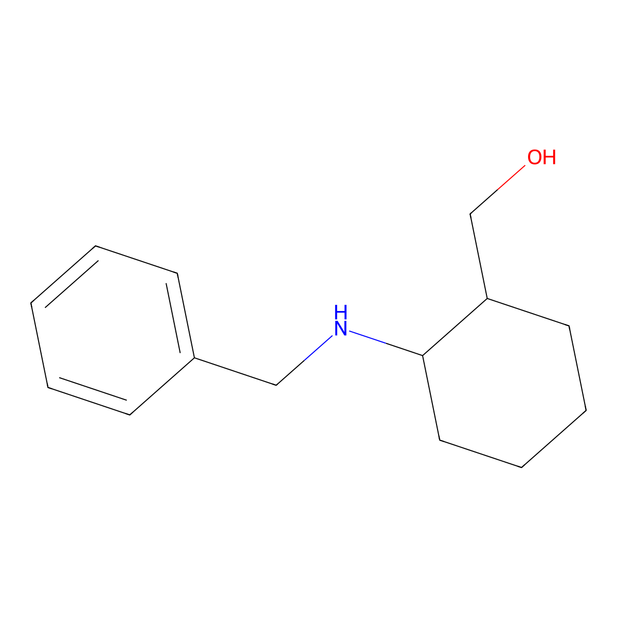 [2-(Benzylamino)cyclohexyl]methanol molecular structure, CAS 335357-74-9