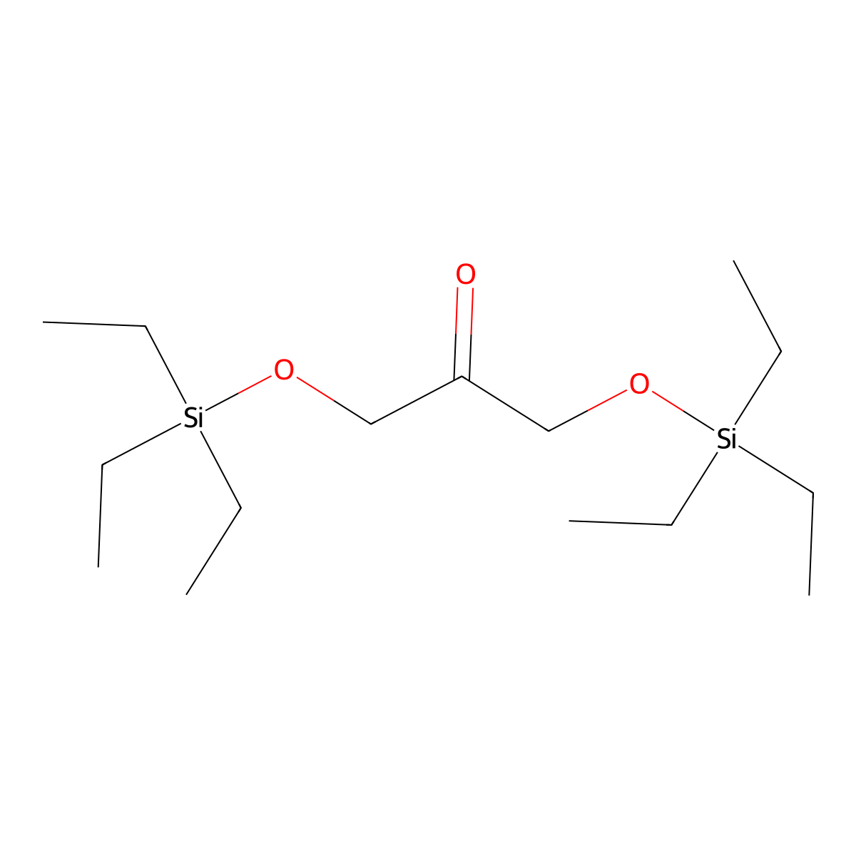 3,3,9,9-Tetraethyl-4,8-dioxa-3,9-disilaundecan-6-one molecular structure, CAS 335393-65-2