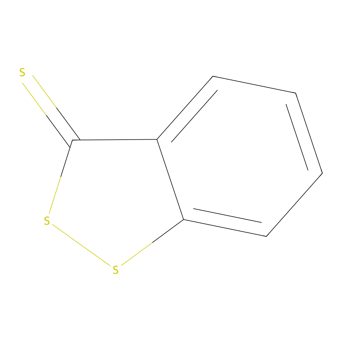 Dithiosulfindene molecular structure, CAS 3354-42-5
