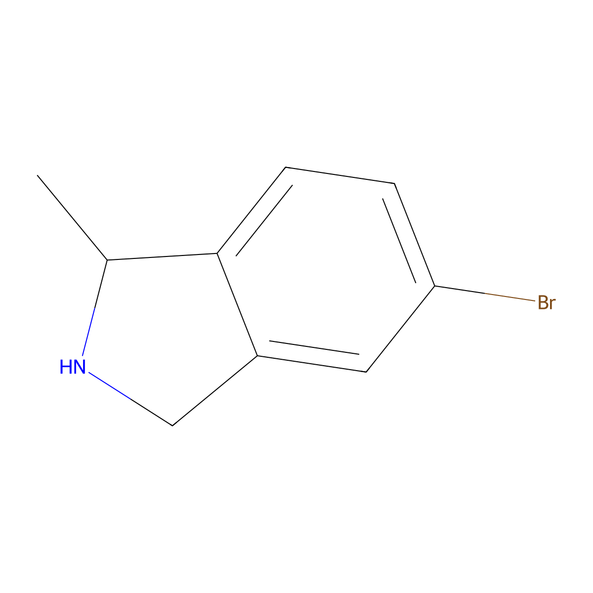 5-Bromo-1-methyl-2,3-dihydro-1H-isoindole molecular structure, CAS 335428-62-1