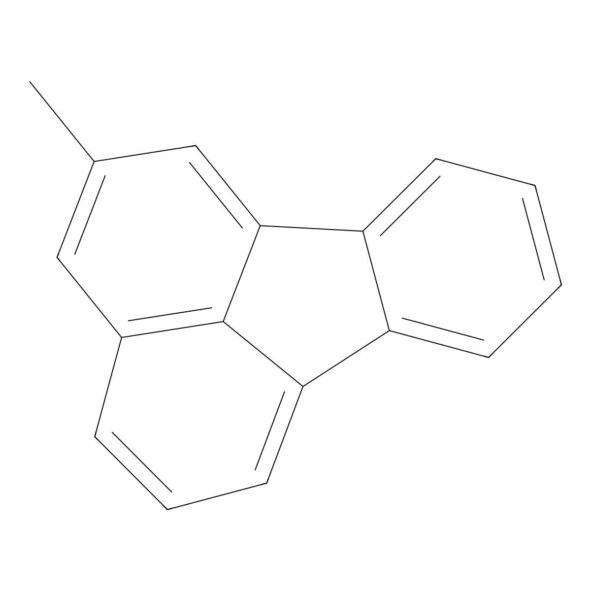 2-Methylfluoranthene molecular structure, CAS 33543-31-6