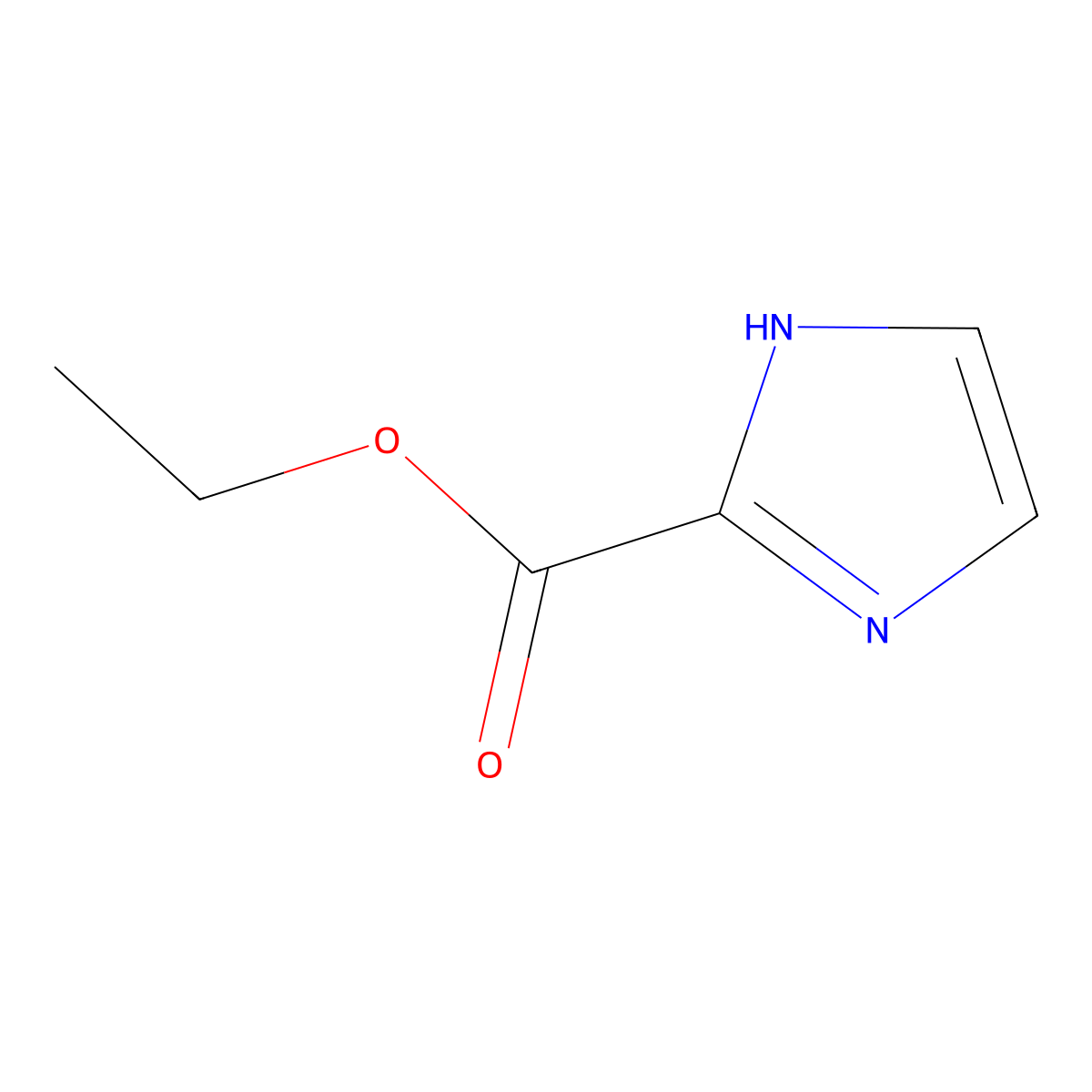 ethyl 1H-imidazole-2-carboxylate molecular structure, CAS 33543-78-1