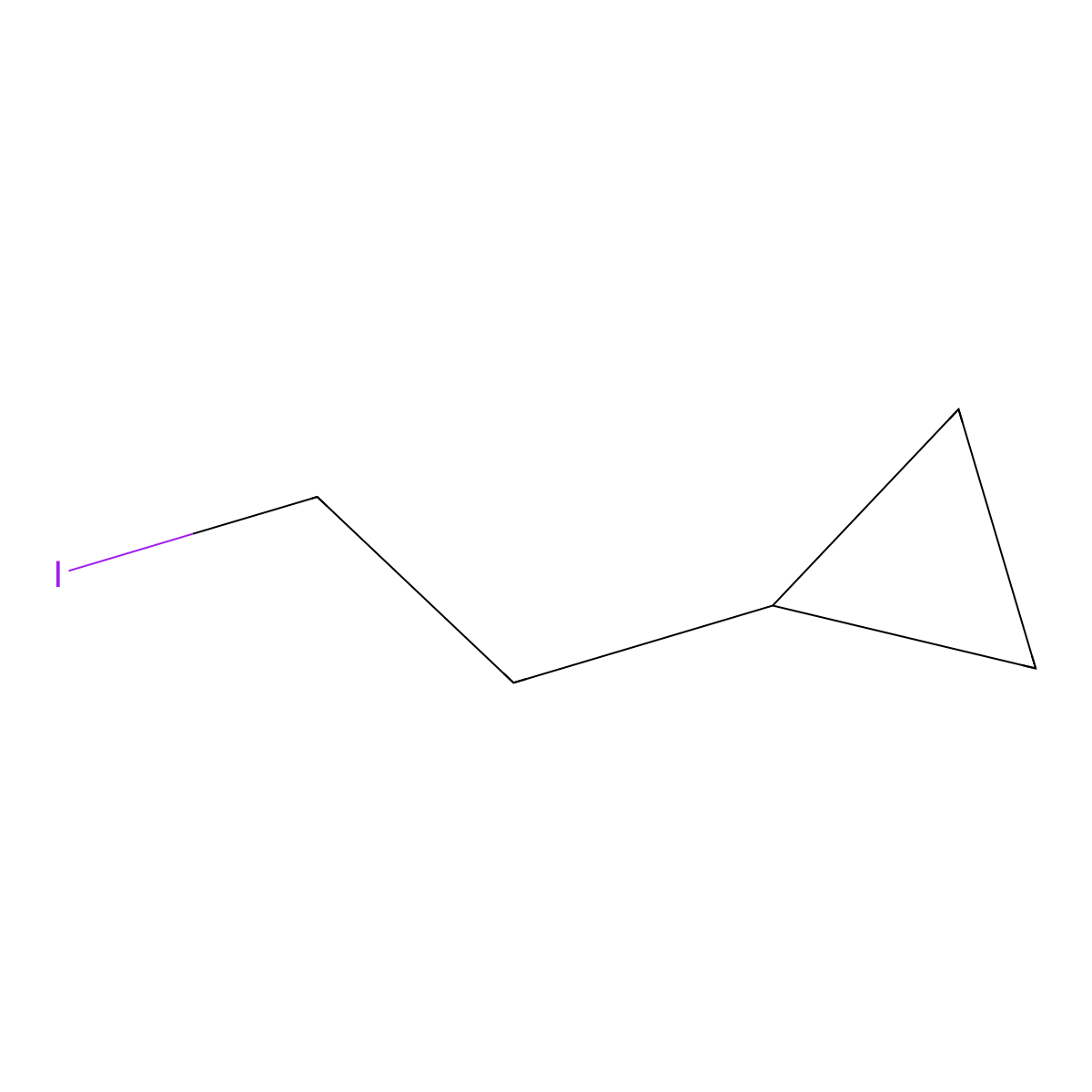 (2-Iodoethyl)cyclopropane molecular structure, CAS 335449-19-9