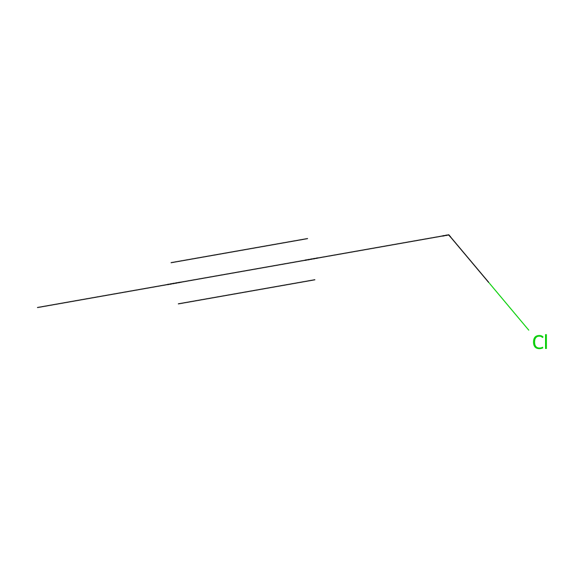 1-Chloro-2-butyne molecular structure, CAS 3355-17-7