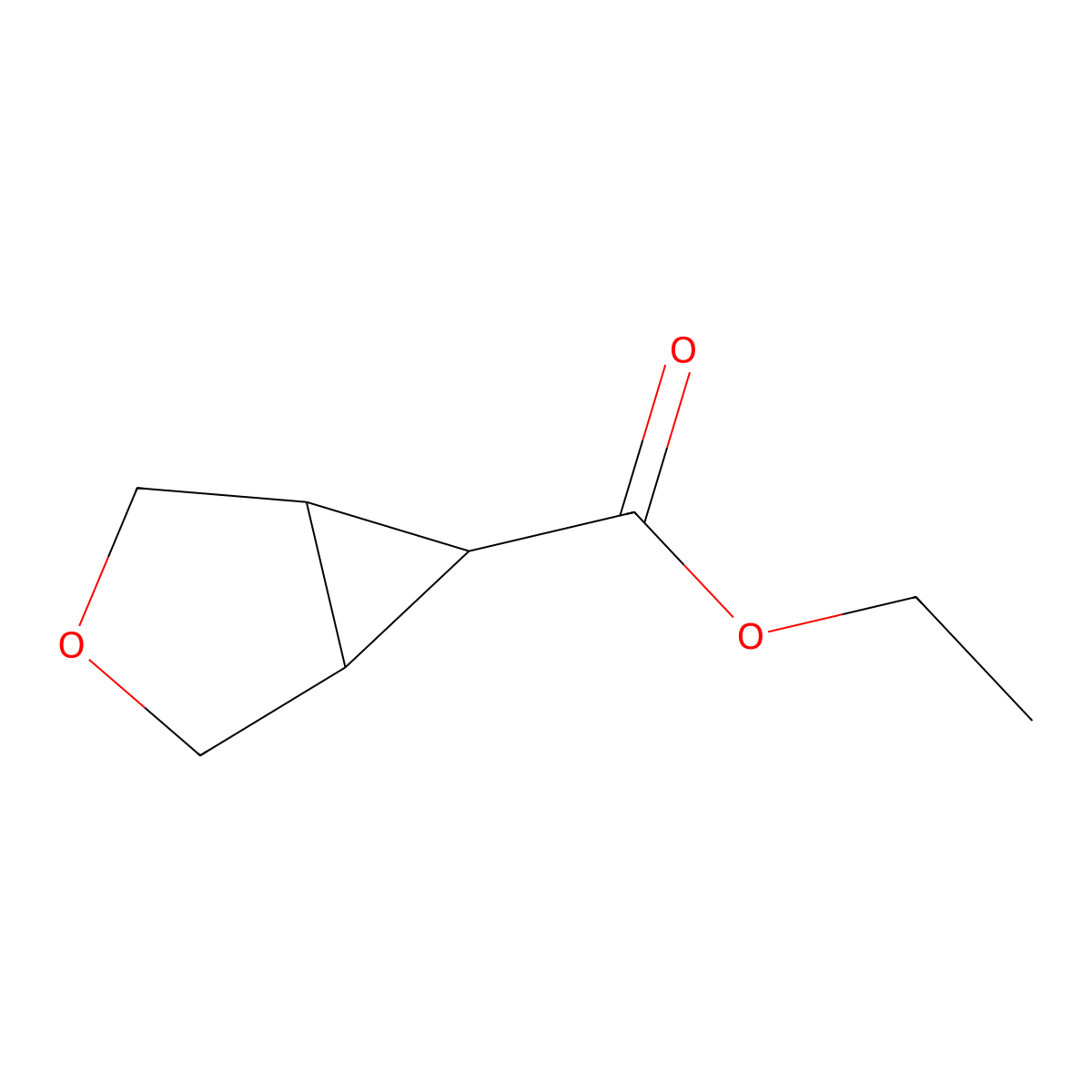 Ethyl 3-oxa-bicyclo[3.1.0]hexane-6-carboxylate molecular structure, CAS 335599-07-0