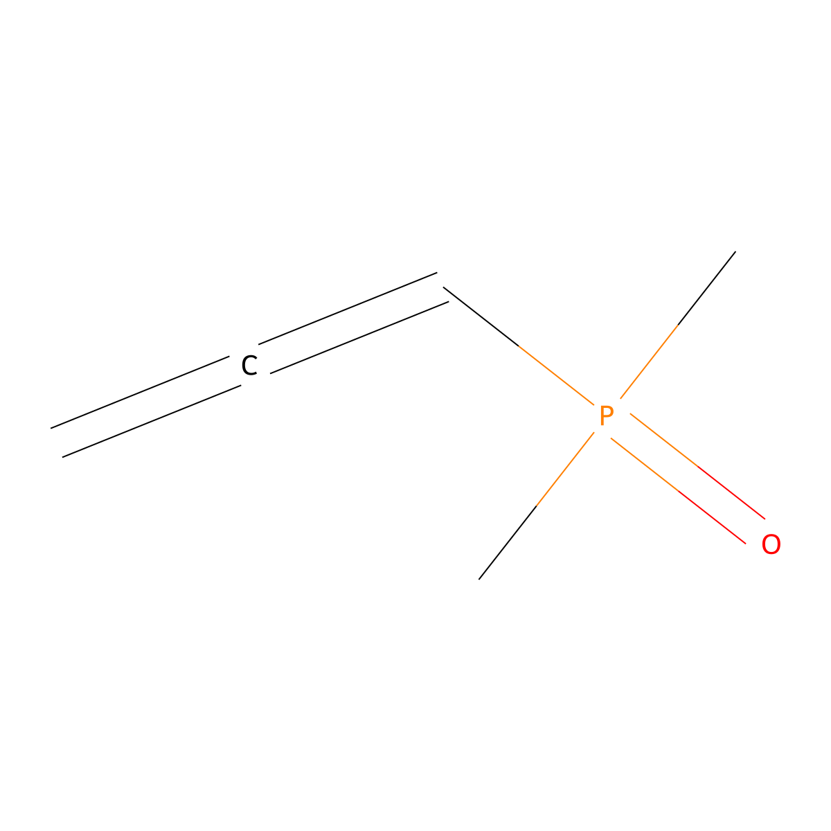 1-(Dimethylphosphoryl)propa-1,2-diene molecular structure, CAS 3356-35-2