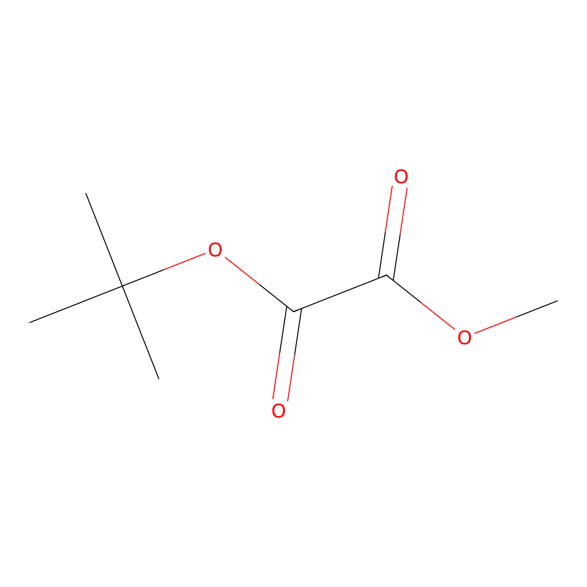 Tert-butyl Methyl Oxalate molecular structure, CAS 33560-65-5