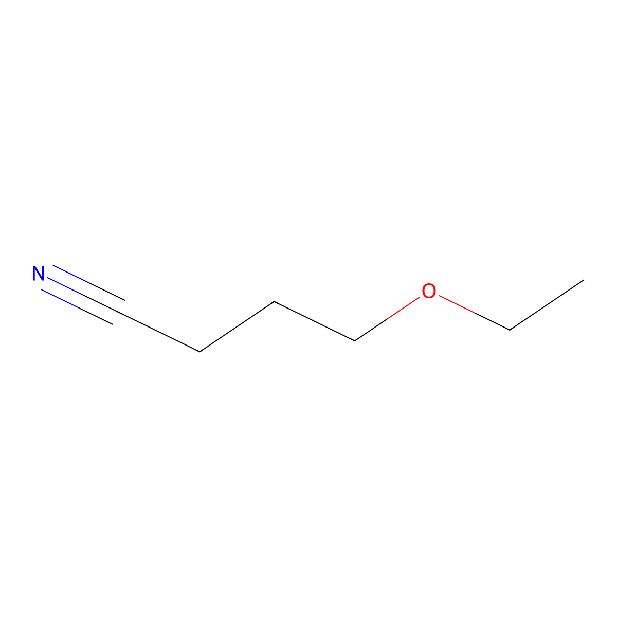 4-Ethoxybutanenitrile molecular structure, CAS 33563-82-5