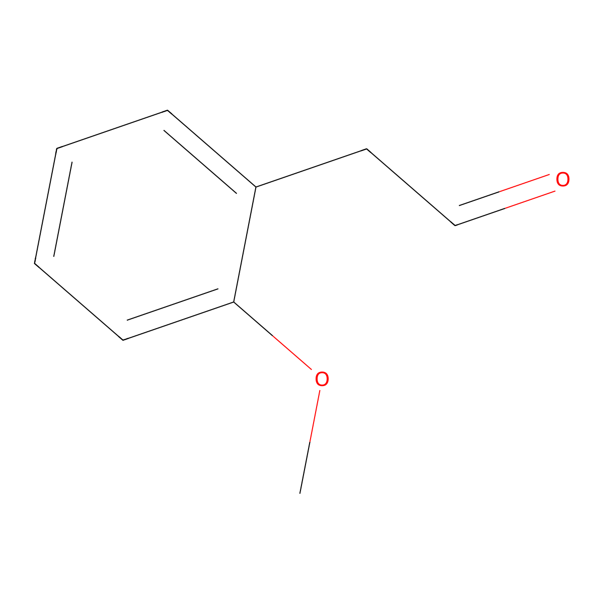 2-(2-Methoxyphenyl)acetaldehyde molecular structure, CAS 33567-59-8