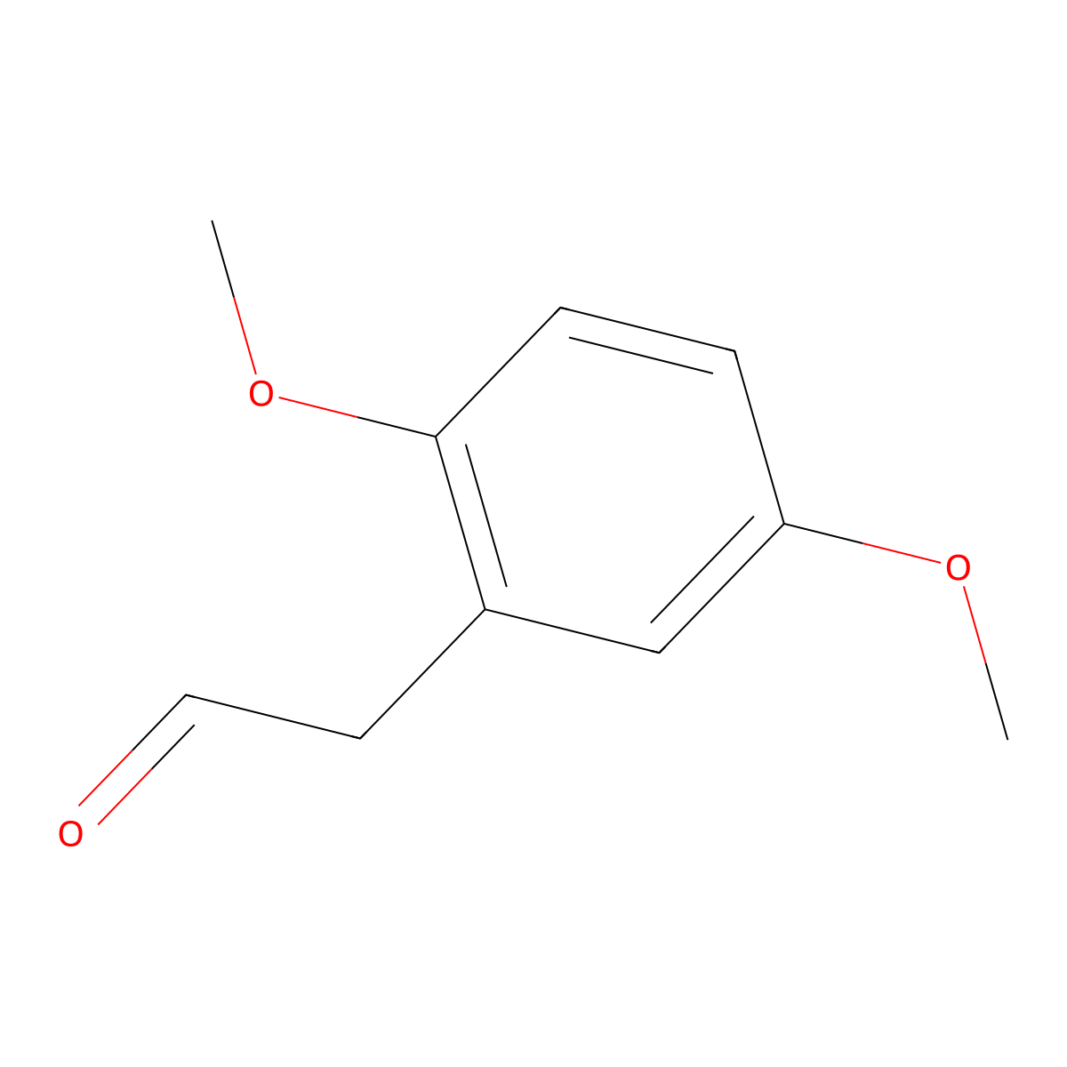 (2,5-Dimethoxyphenyl)acetaldehyde molecular structure, CAS 33567-62-3