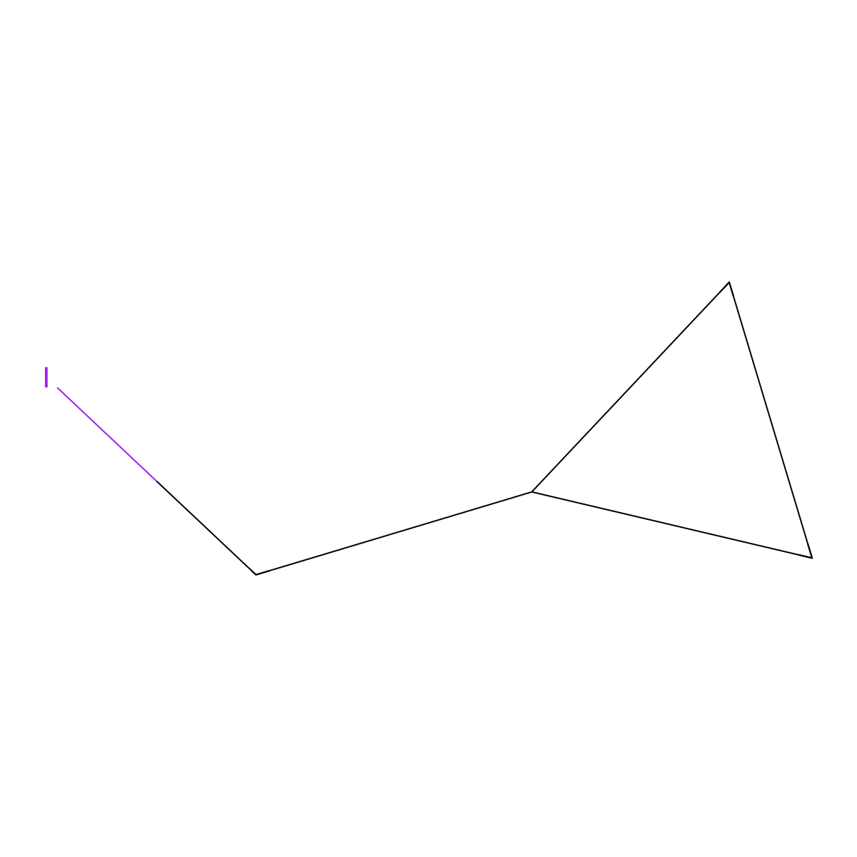 (Iodomethyl)cyclopropane molecular structure, CAS 33574-02-6