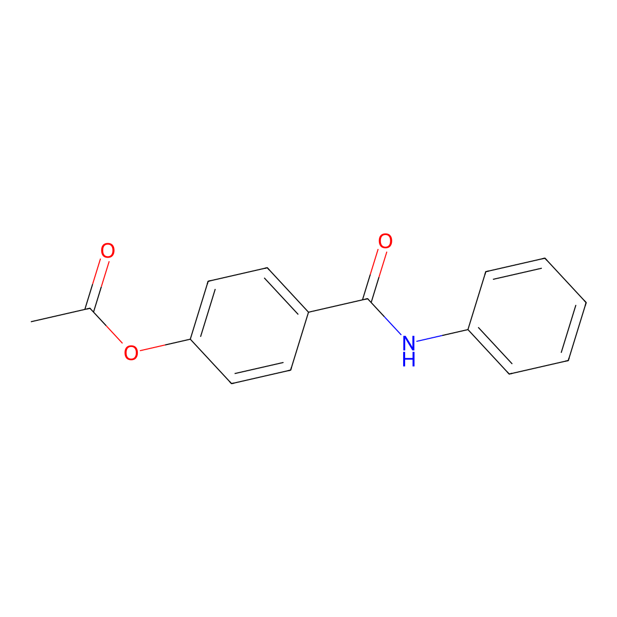4-(Phenylcarbamoyl)phenyl acetate molecular structure, CAS 33577-83-2