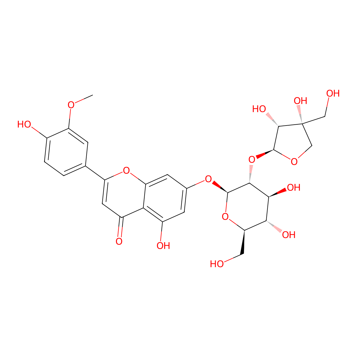 Graveobioside B molecular structure, CAS 33579-63-4