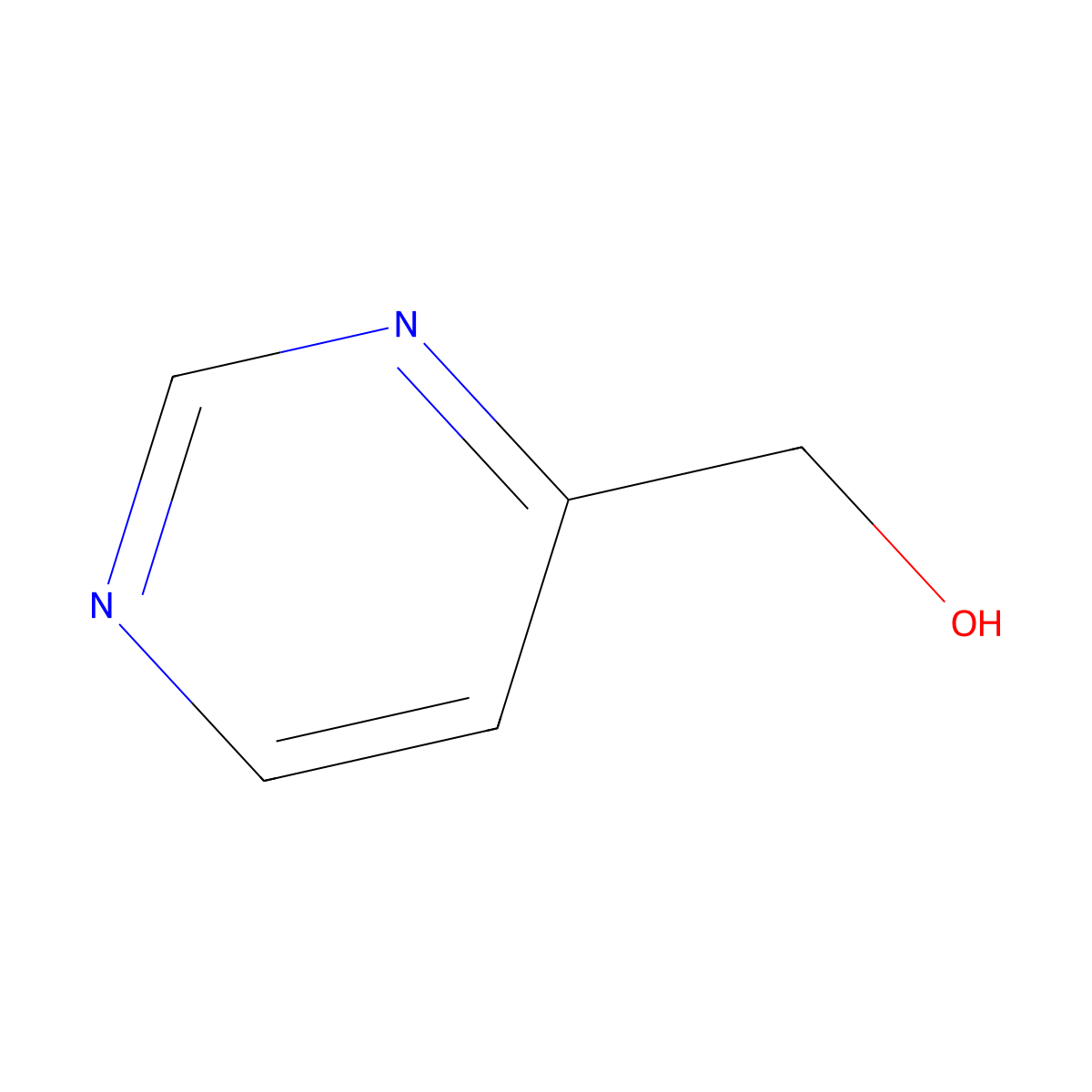 (Pyrimidin-4-yl)methanol molecular structure, CAS 33581-98-5