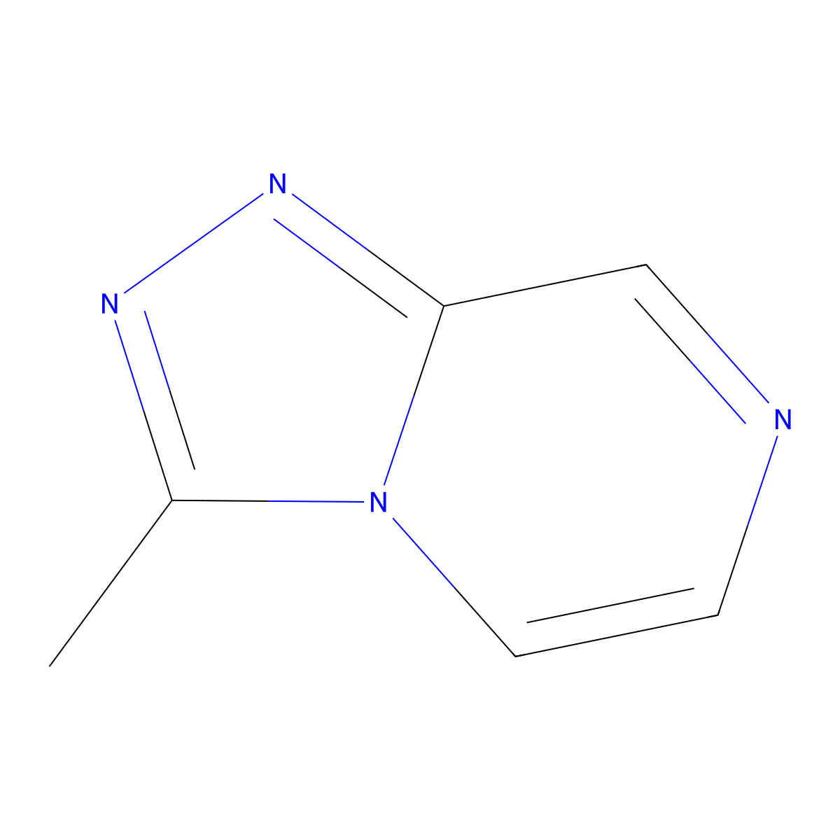 3-Methyl-[1,2,4]triazolo[4,3-a]pyrazine molecular structure, CAS 33590-17-9