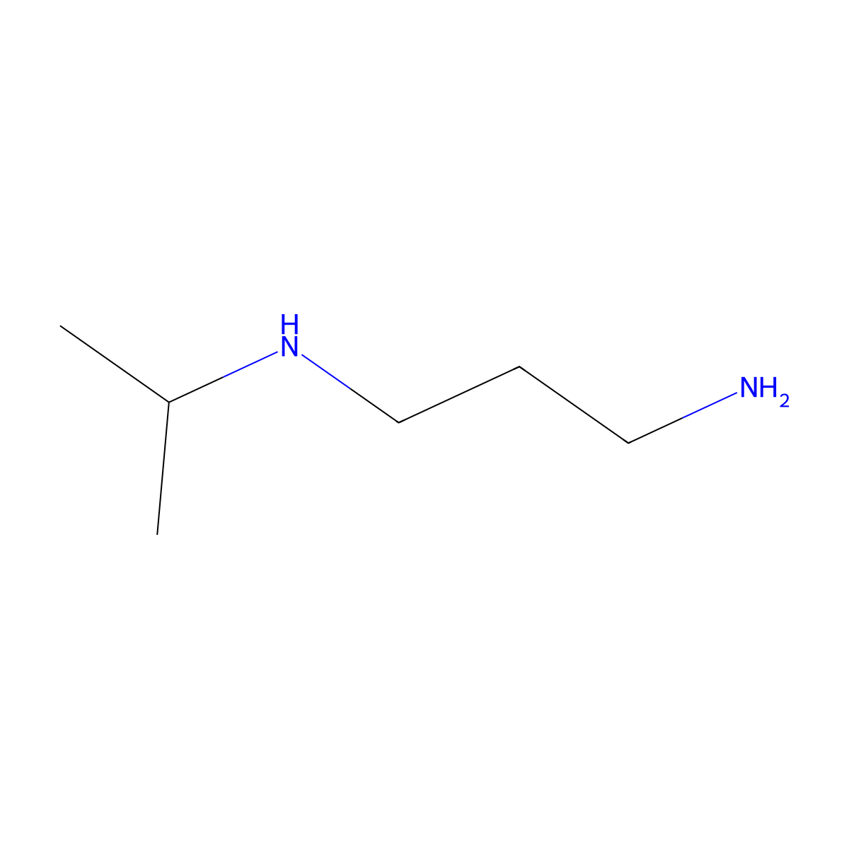 N-Isopropylpropane-1,3-diamine molecular structure, CAS 3360-16-5