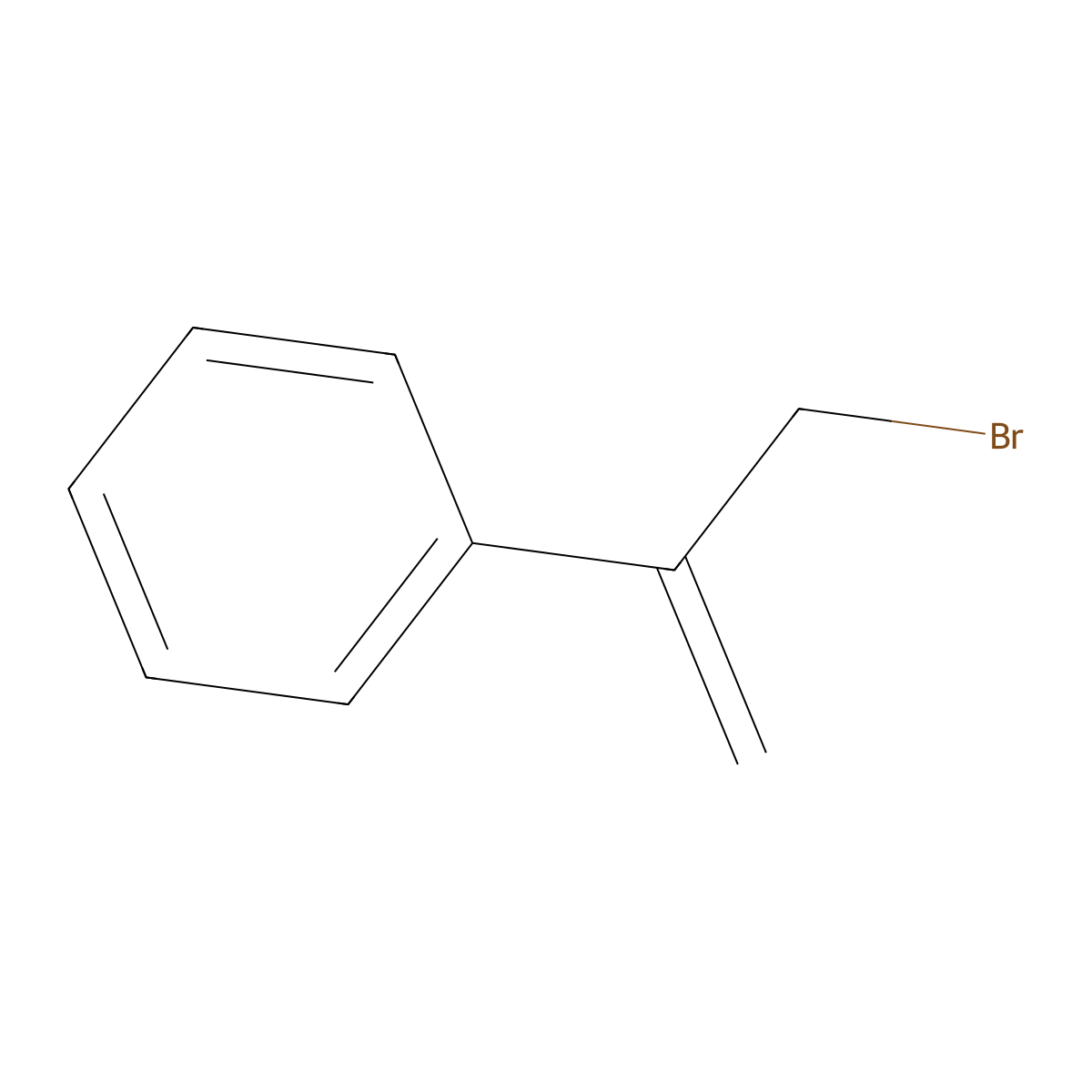 (3-Bromoprop-1-en-2-yl)benzene molecular structure, CAS 3360-54-1