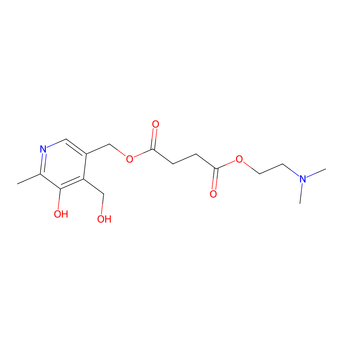 Pirisudanol molecular structure, CAS 33605-94-6