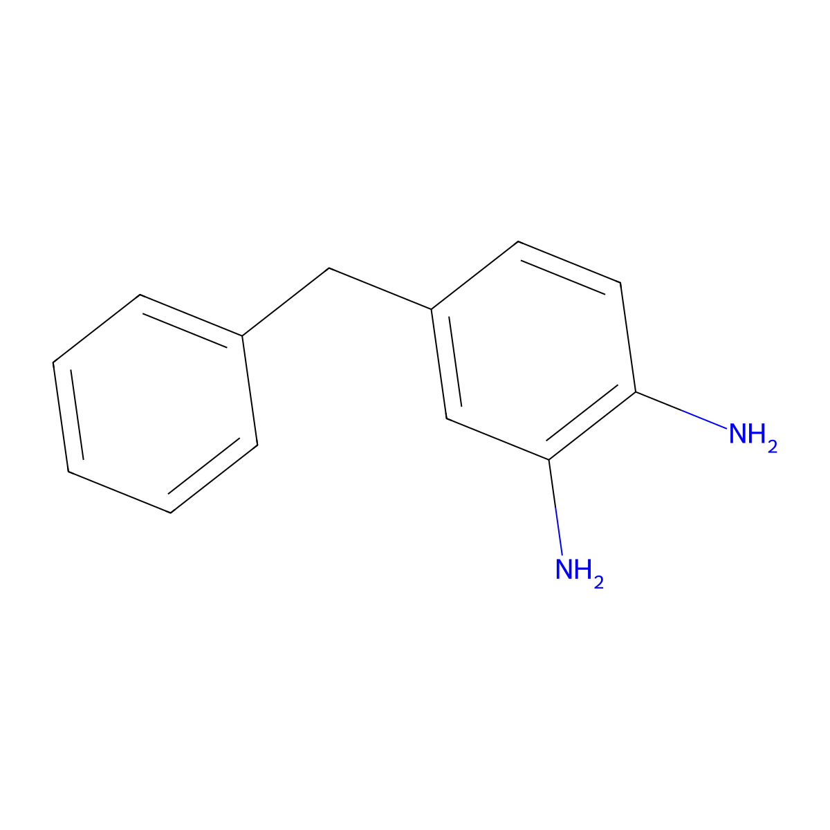 4-Benzylbenzene-1,2-diamine molecular structure, CAS 33609-49-3