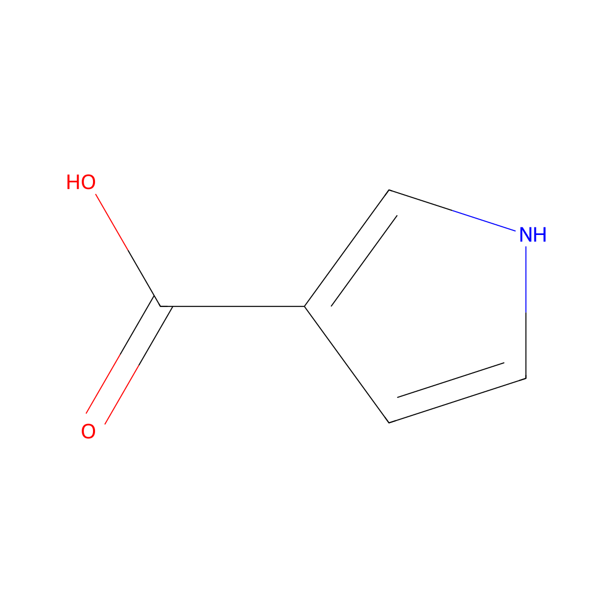 Pyrrole-3-carboxylic acid molecular structure, CAS 336100-46-0