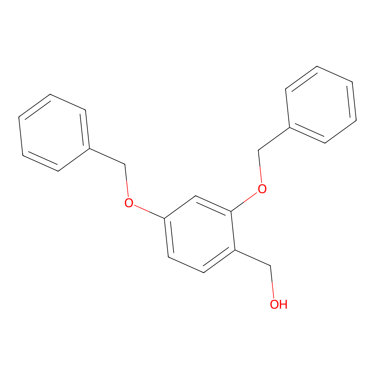 2,4-Dibenzyloxybenzyl Alcohol molecular structure, CAS 33617-58-2