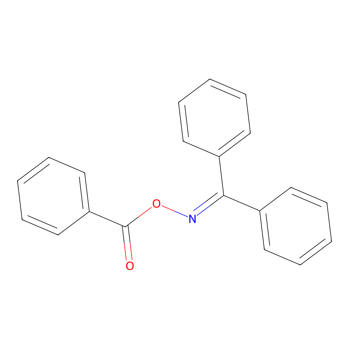(Benzhydrylideneamino) benzoate molecular structure, CAS 3362-33-2