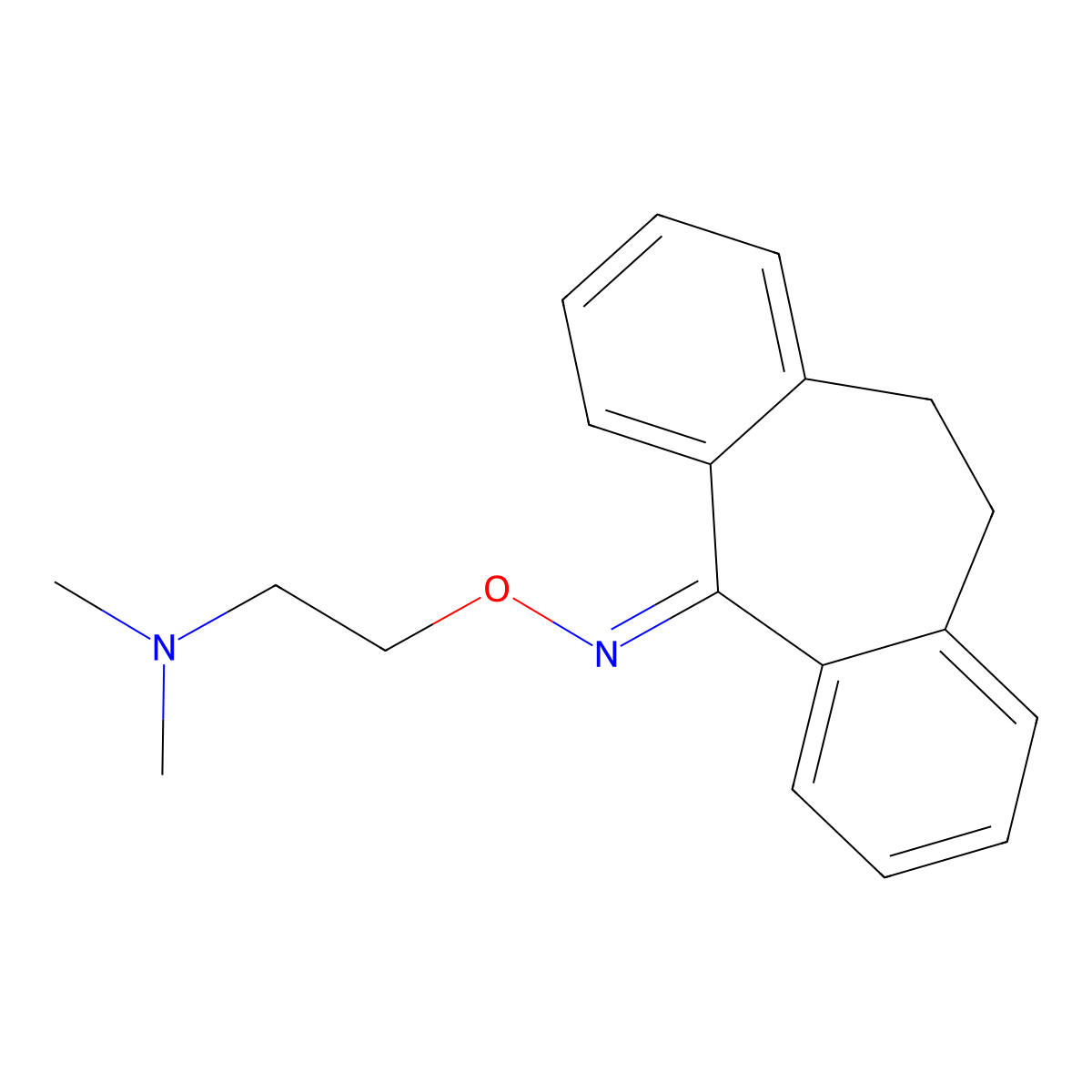 Noxiptiline molecular structure, CAS 3362-45-6