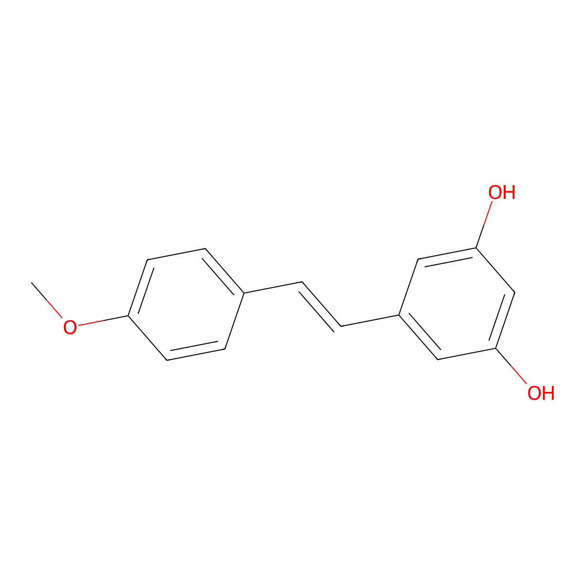 Desoxyrhapontigenin molecular structure, CAS 33626-08-3