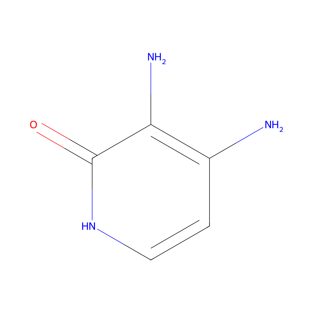 3,4-Diaminopyridin-2-ol molecular structure, CAS 33631-02-6