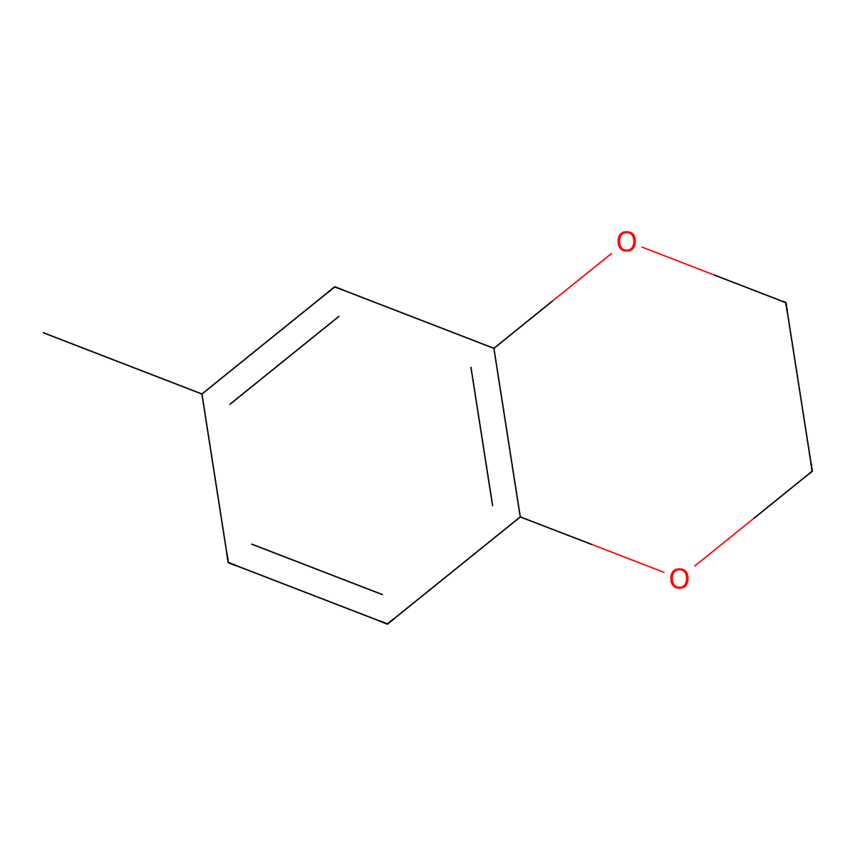 6-Methyl-2,3-dihydro-1,4-benzodioxine molecular structure, CAS 33632-35-8