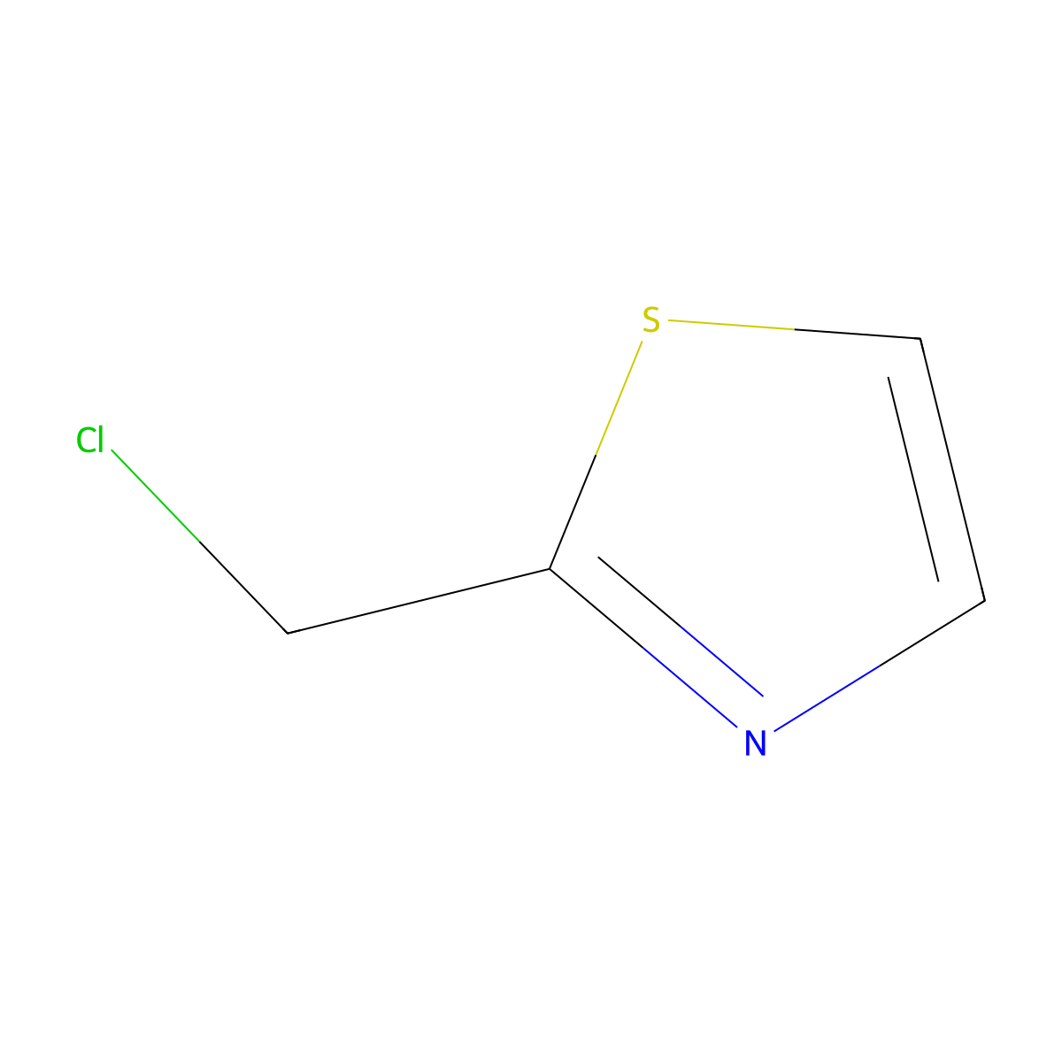2-(Chloromethyl)-1,3-thiazole molecular structure, CAS 3364-78-1
