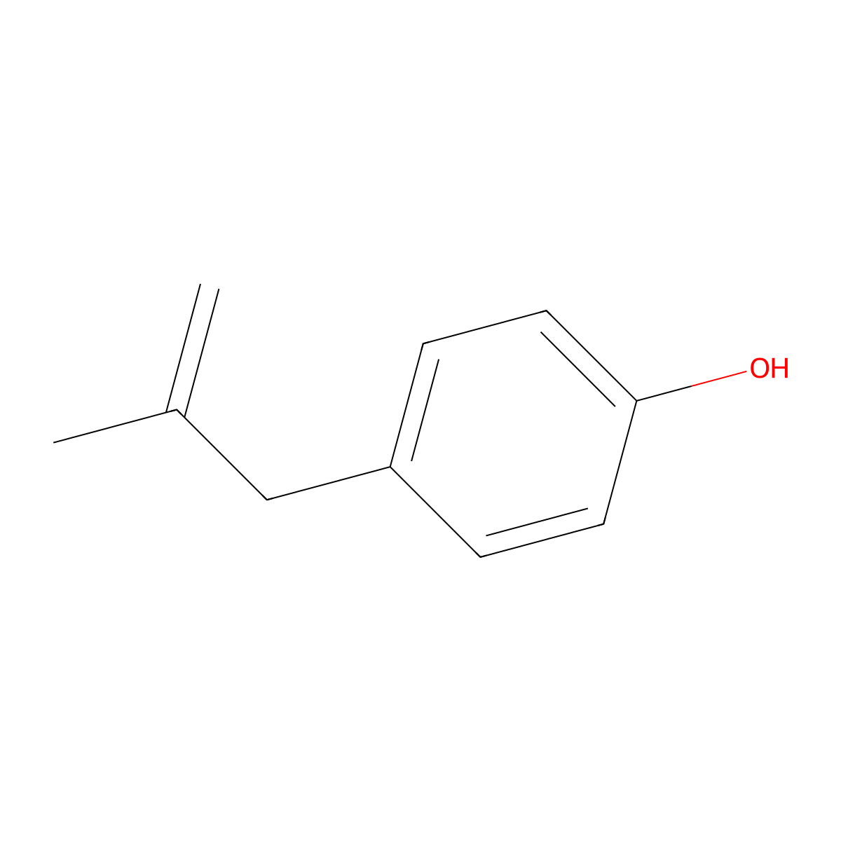 Phenol, isobutylenated molecular structure, CAS 33641-78-0