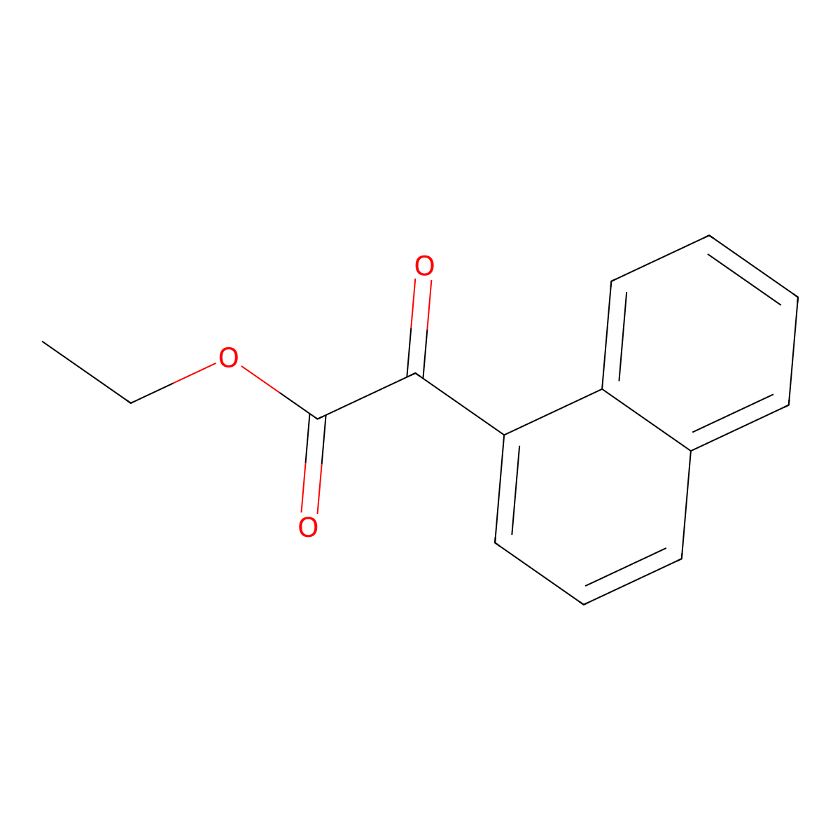 Ethyl (naphthalen-1-yl)(oxo)acetate molecular structure, CAS 33656-65-4