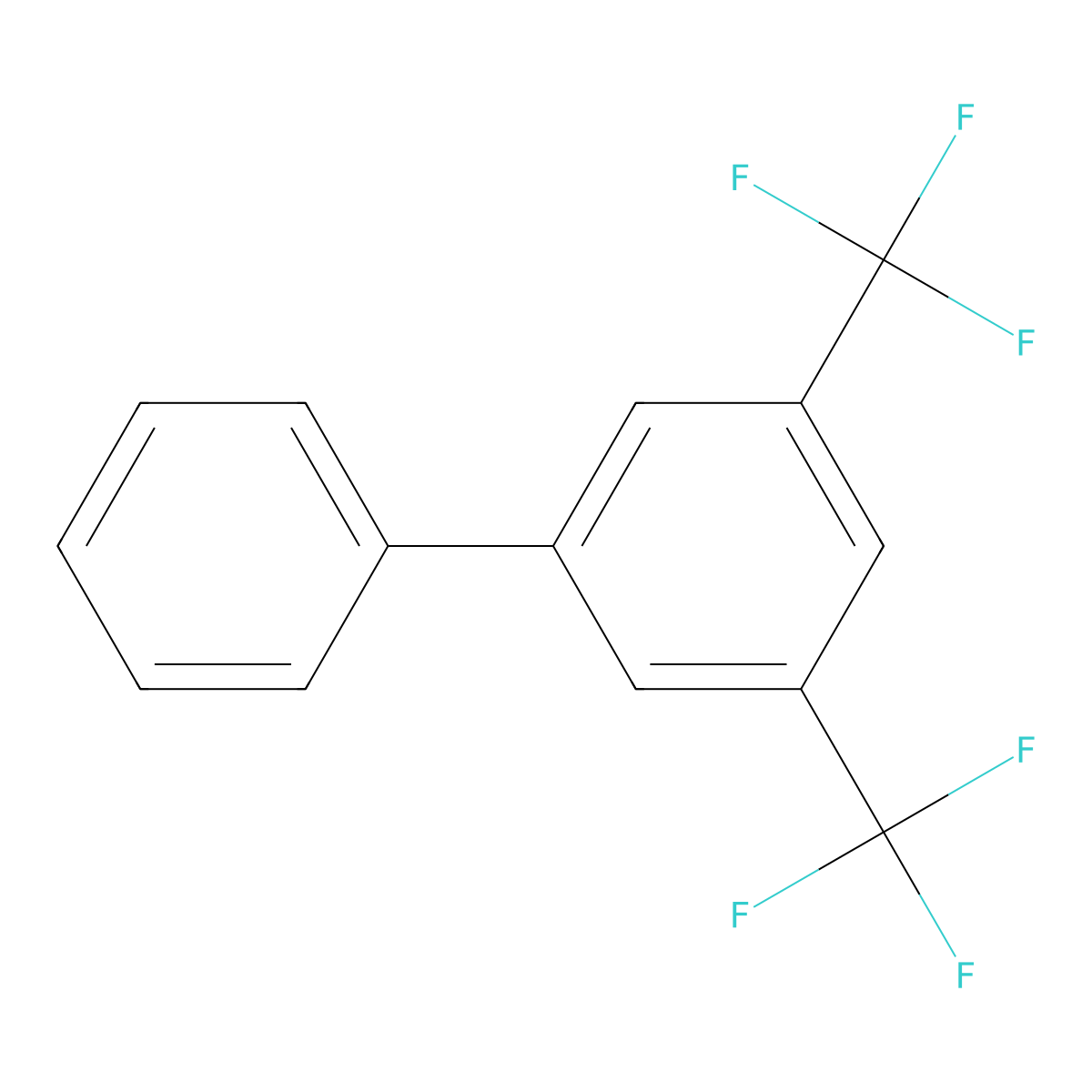 3,5-Bis(Trifluoromethyl)biphenyl molecular structure, CAS 336621-50-2