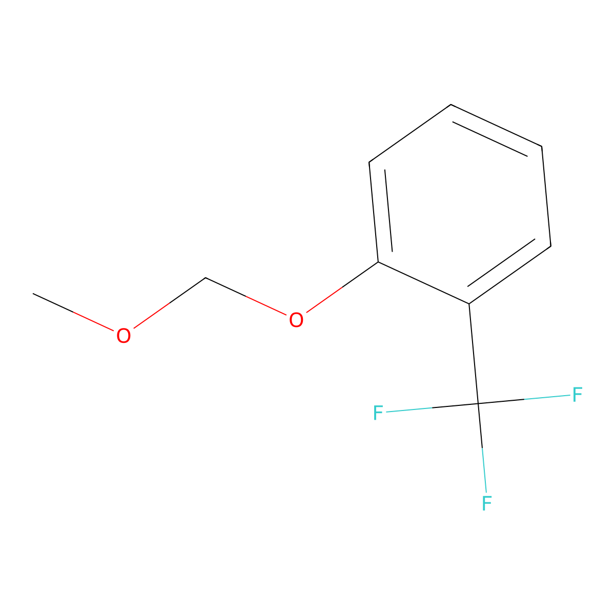 1-Methoxymethoxy-2-(trifluoromethyl)benzene molecular structure, CAS 336628-65-0