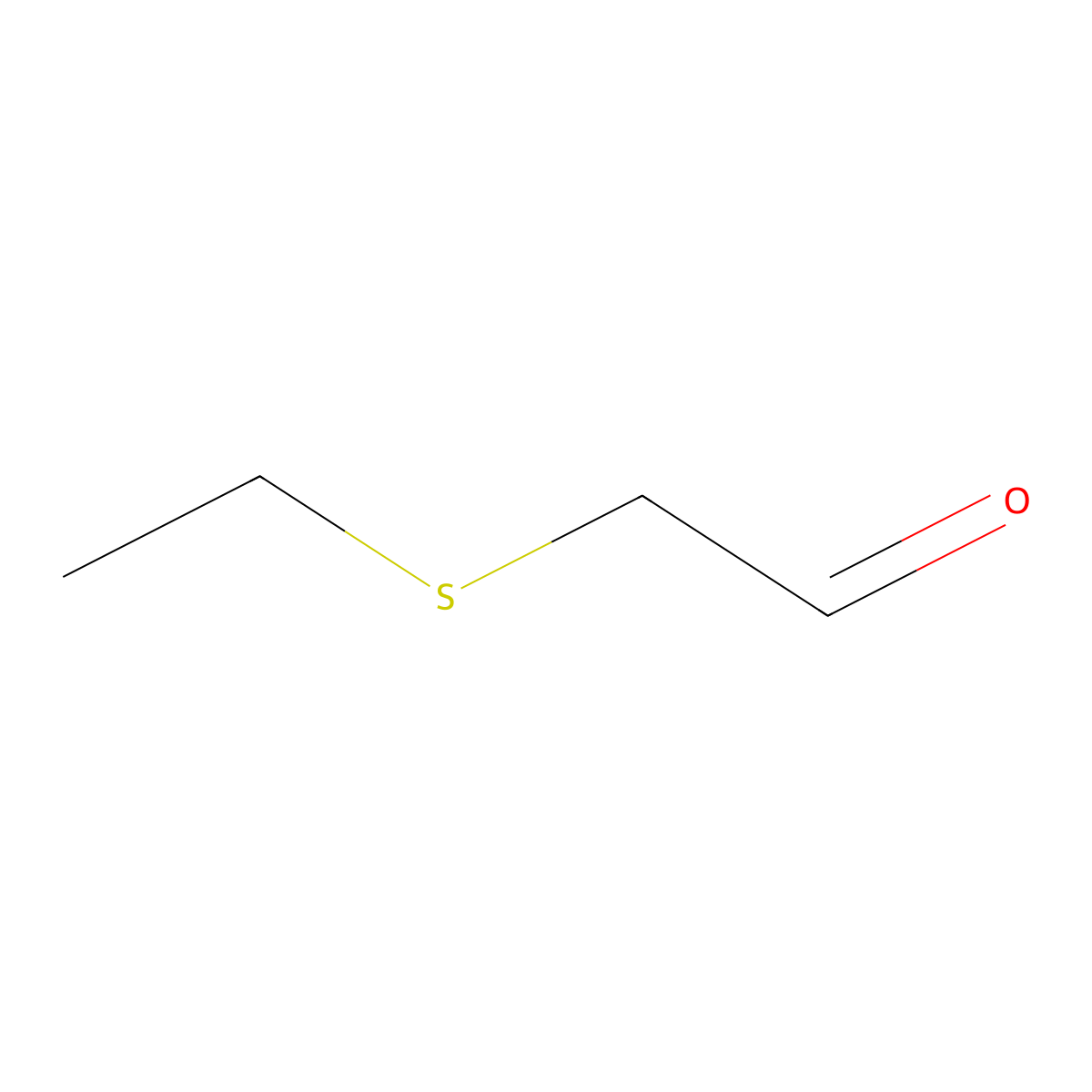2-(Ethylsulfanyl)acetaldehyde molecular structure, CAS 33672-79-6